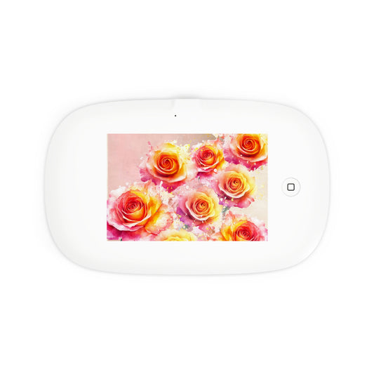 UV Phone Sanitizer with Wireless Charging – Sunset Roses