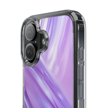 Clear Phone Case – Lavender Wave