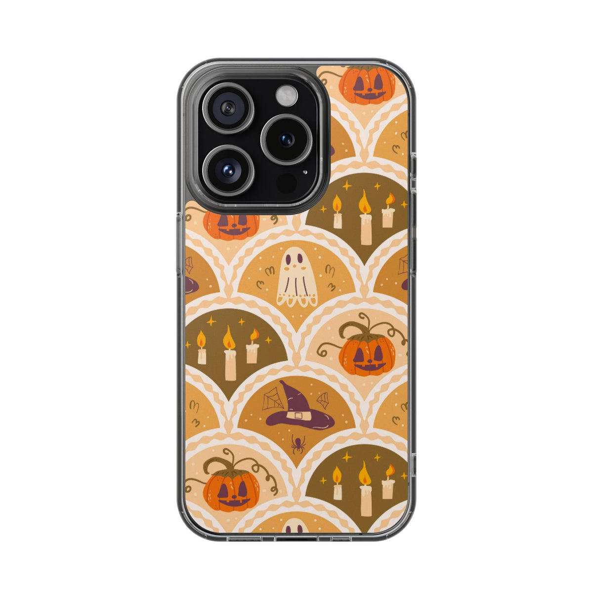 Clear Phone Case – Vintage Haunt – Compatible with iPhone 13–17 & Samsung Galaxy S25–S26 Series