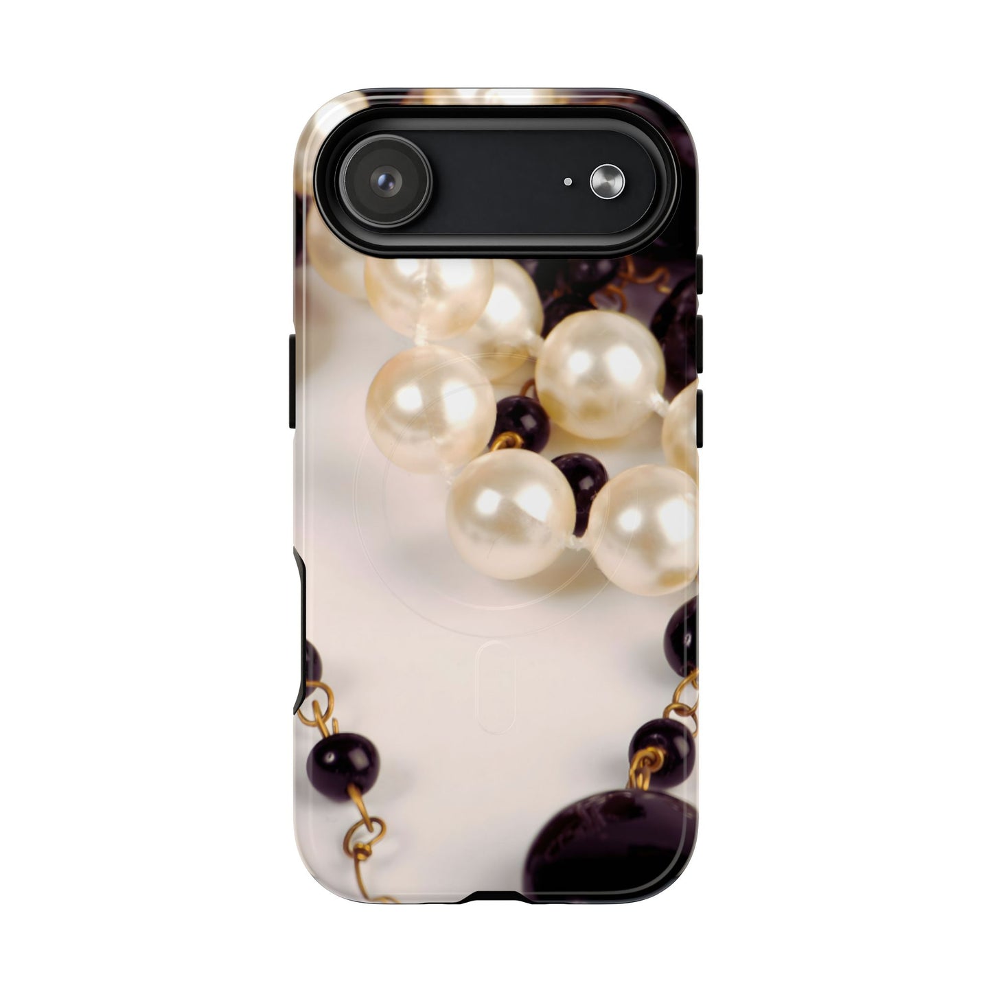 Protective Magnetic Phone Case – Noir Pearl