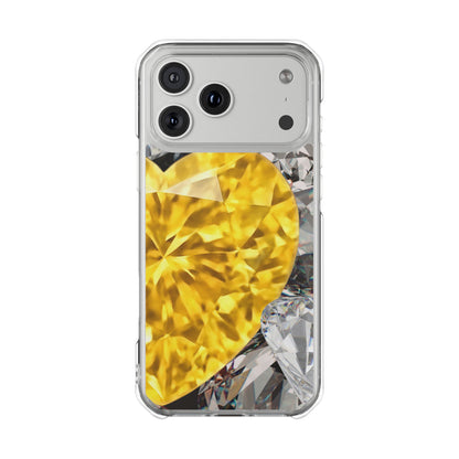 Clear Magnetic Phone Case – Heart of Gold