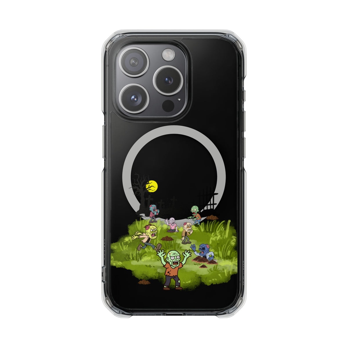 Clear Magnetic Phone Case – Graveyard Shift