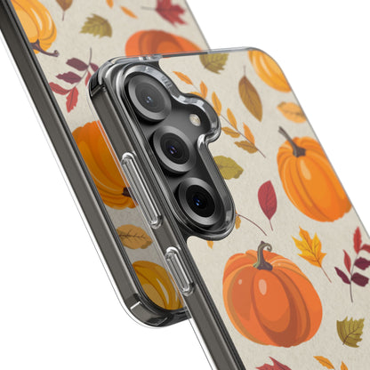 Clear Phone Case – Falling for Pumpkin