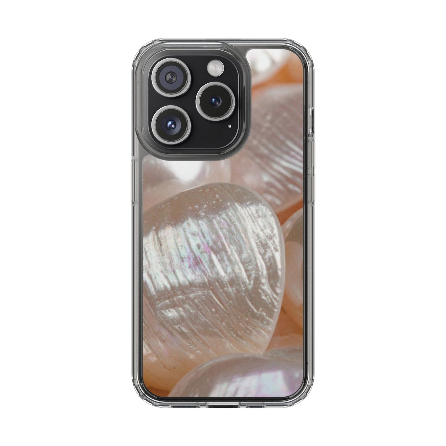 Clear Phone Case – Blush Pearl