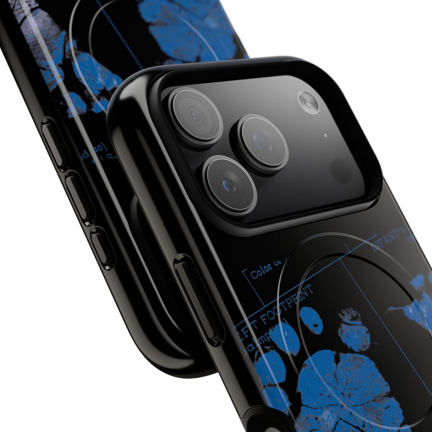 Protective Magnetic Phone Case – Mom’s Little Blue Footprints
