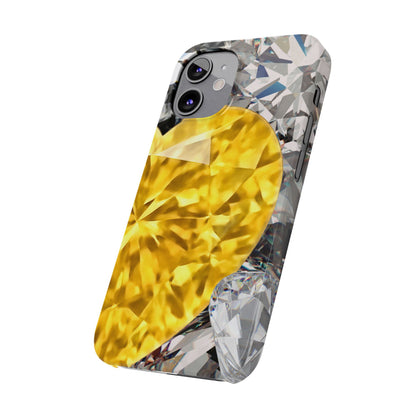 Slim Phone Case – Heart of Gold