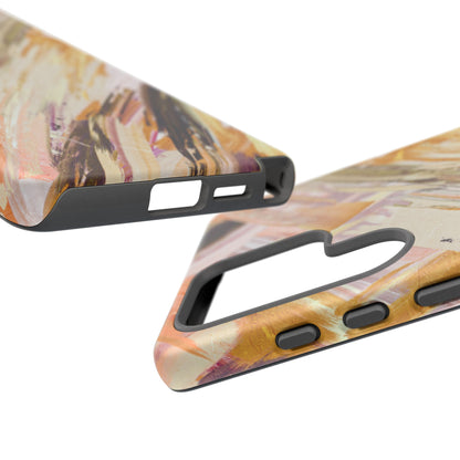 Protective Phone Case – Brush & Bronze