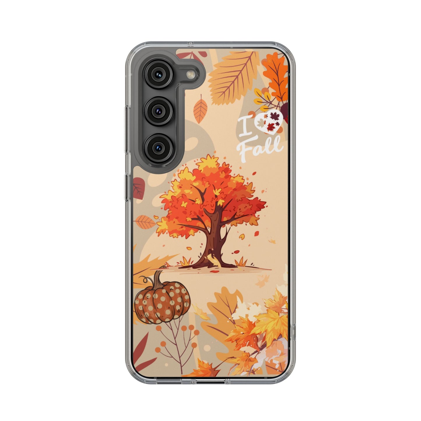 Clear Phone Case – Fall in Love