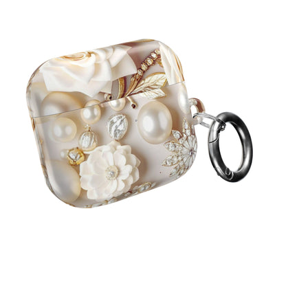 Earbud Case Cover – Ivory Opulence