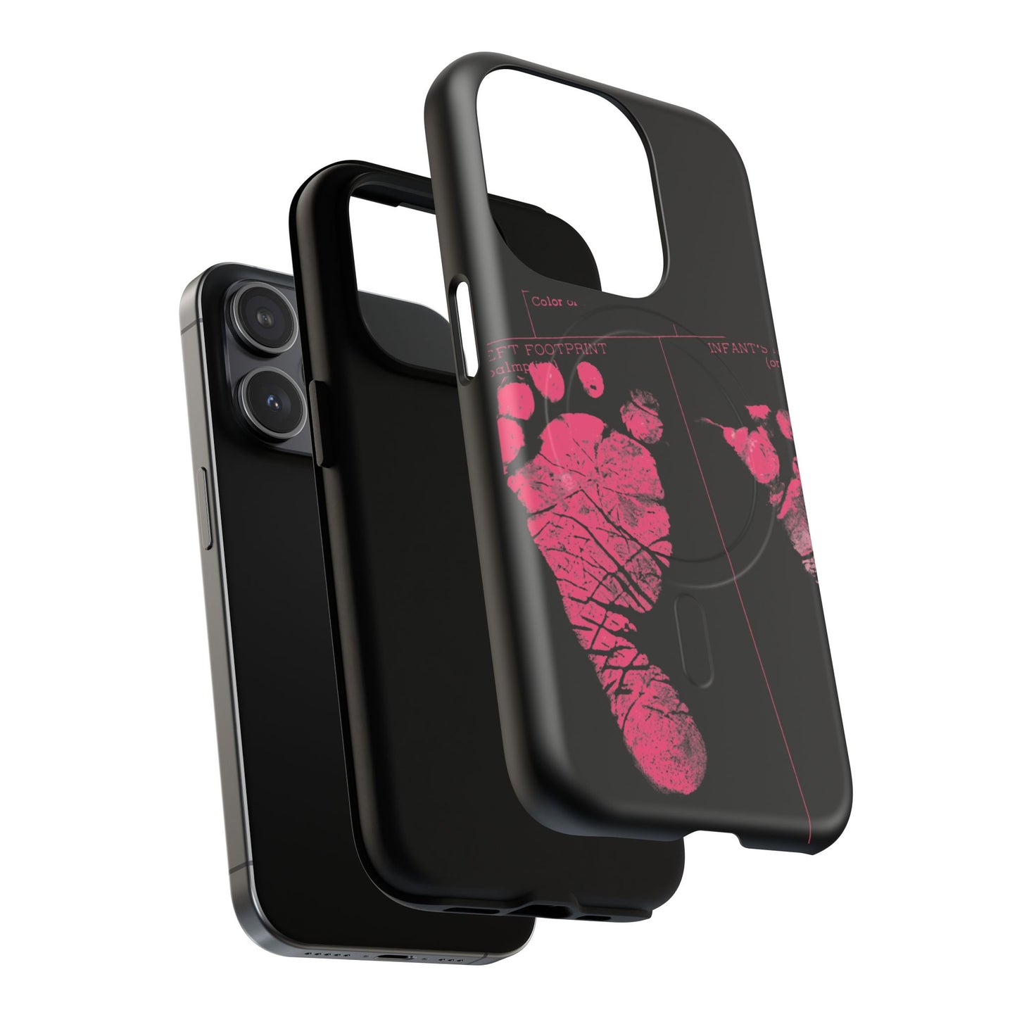 Protective Magnetic Phone Case – Mom’s Little Pink Footprints