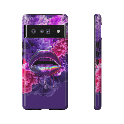 Protective Phone Case – Purple Haze Lips