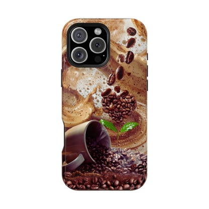 Impact-Resistant Phone Case – Love at First Sip – Compatible with iPhone 11–17 & Samsung Galaxy S22–S26 Series