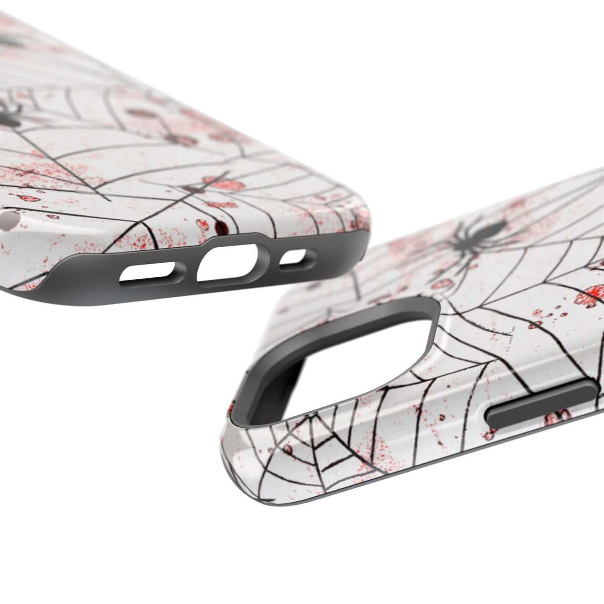 Impact-Resistant Phone Case – Blood Web