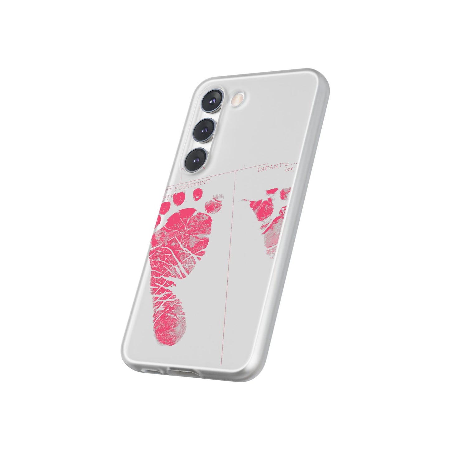 Flexi Case – Mom’s Little Pink Footprints