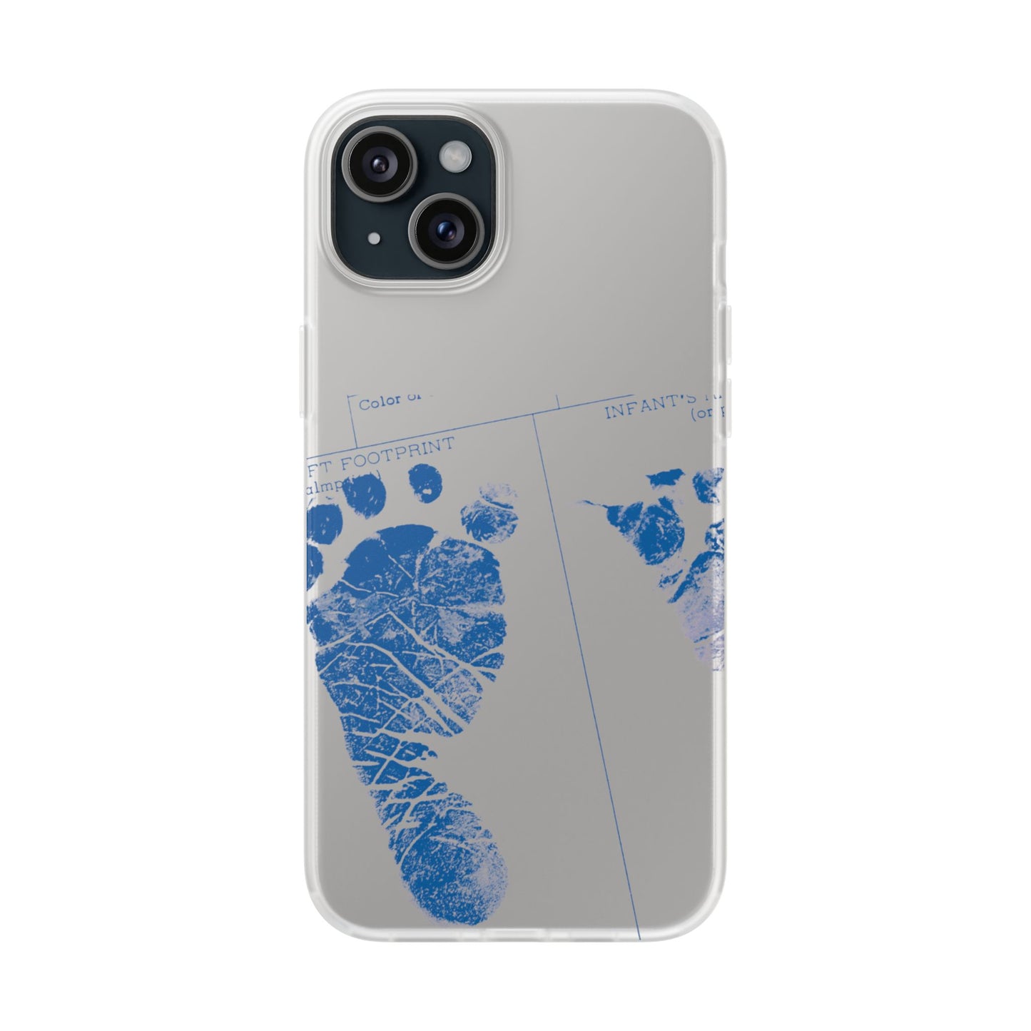 Flexi Case – Mom’s Little Blue Footprints