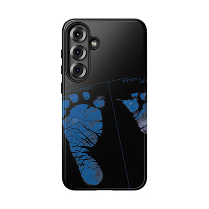 Protective Phone Case – Mom’s Little Blue Footprints