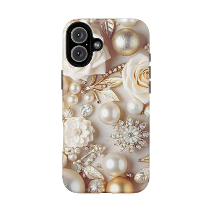 Protective Magnetic Phone Case – Ivory Opulence