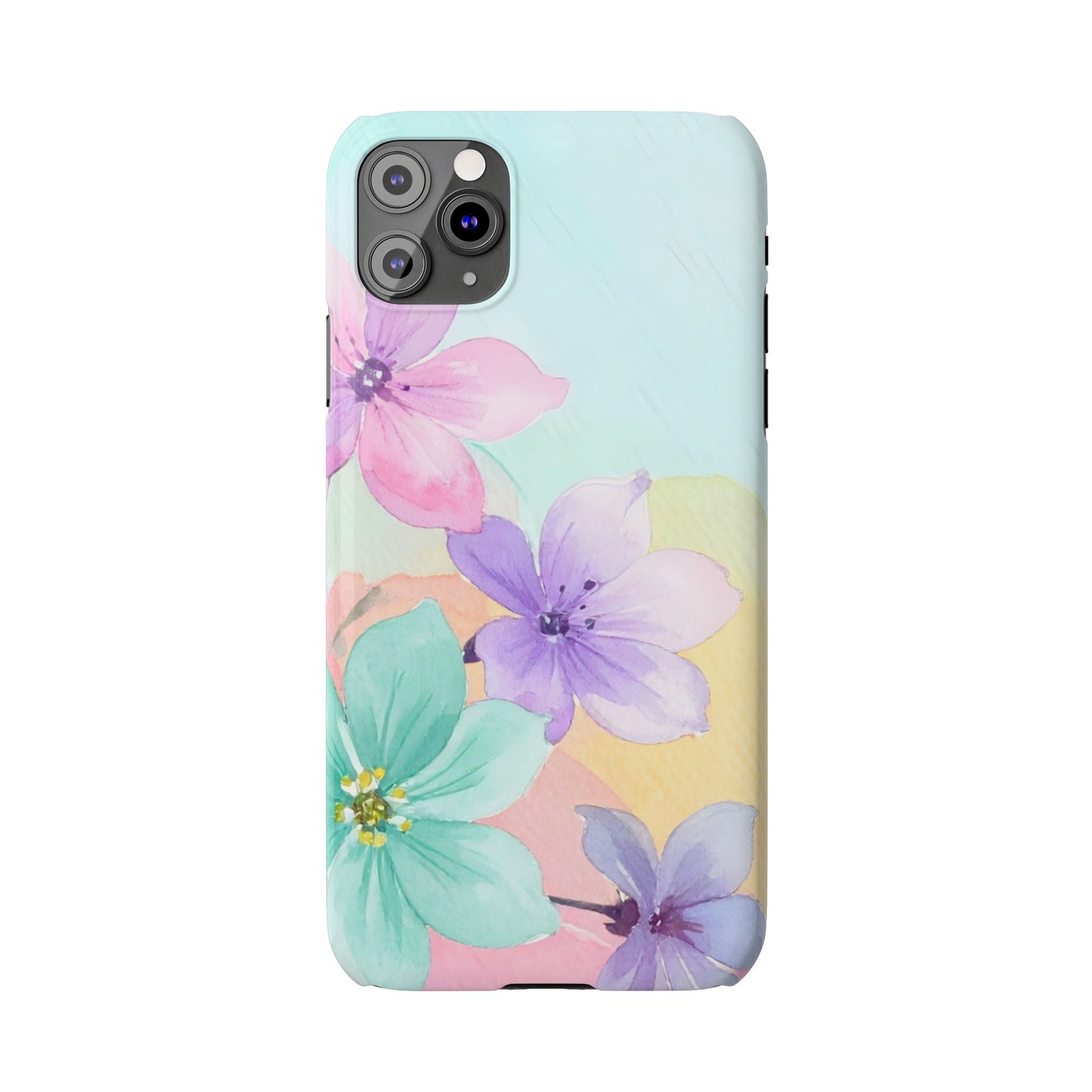 Slim Phone Case – Water Petal