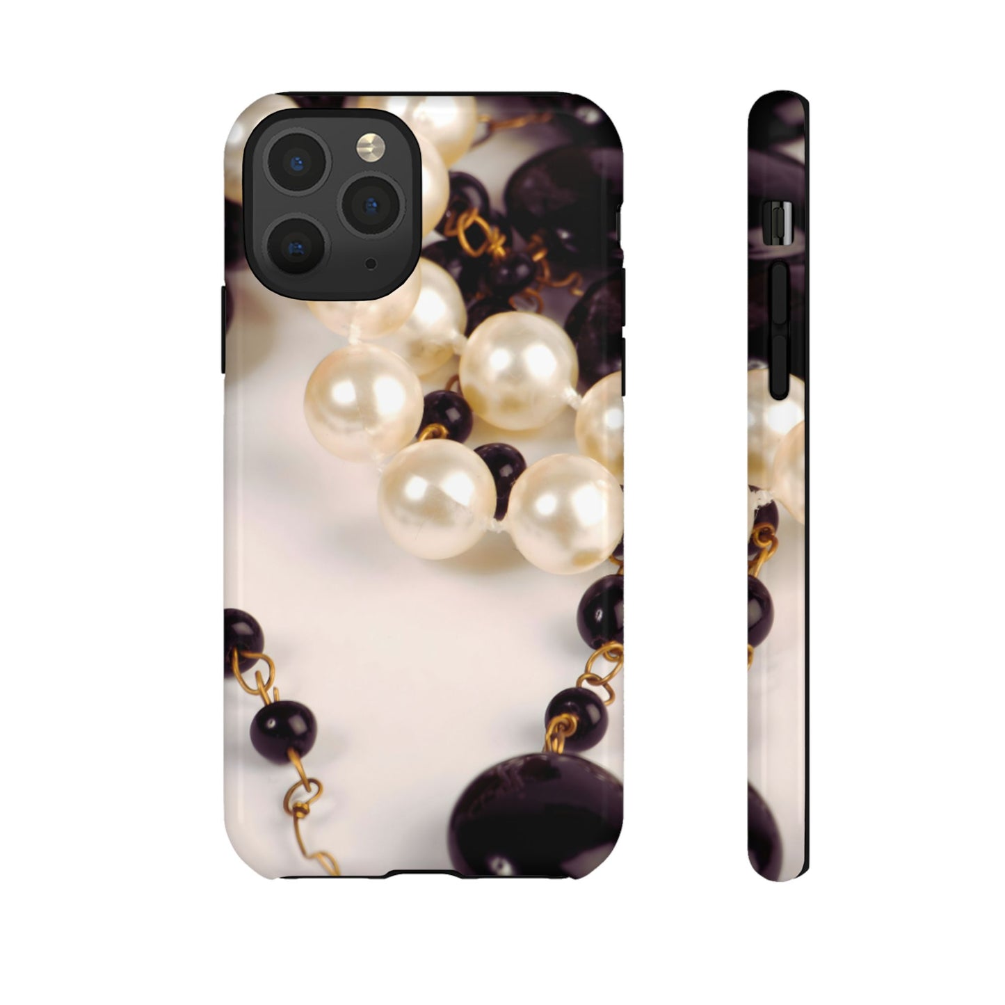 Protective Phone Case – Noir Pearl