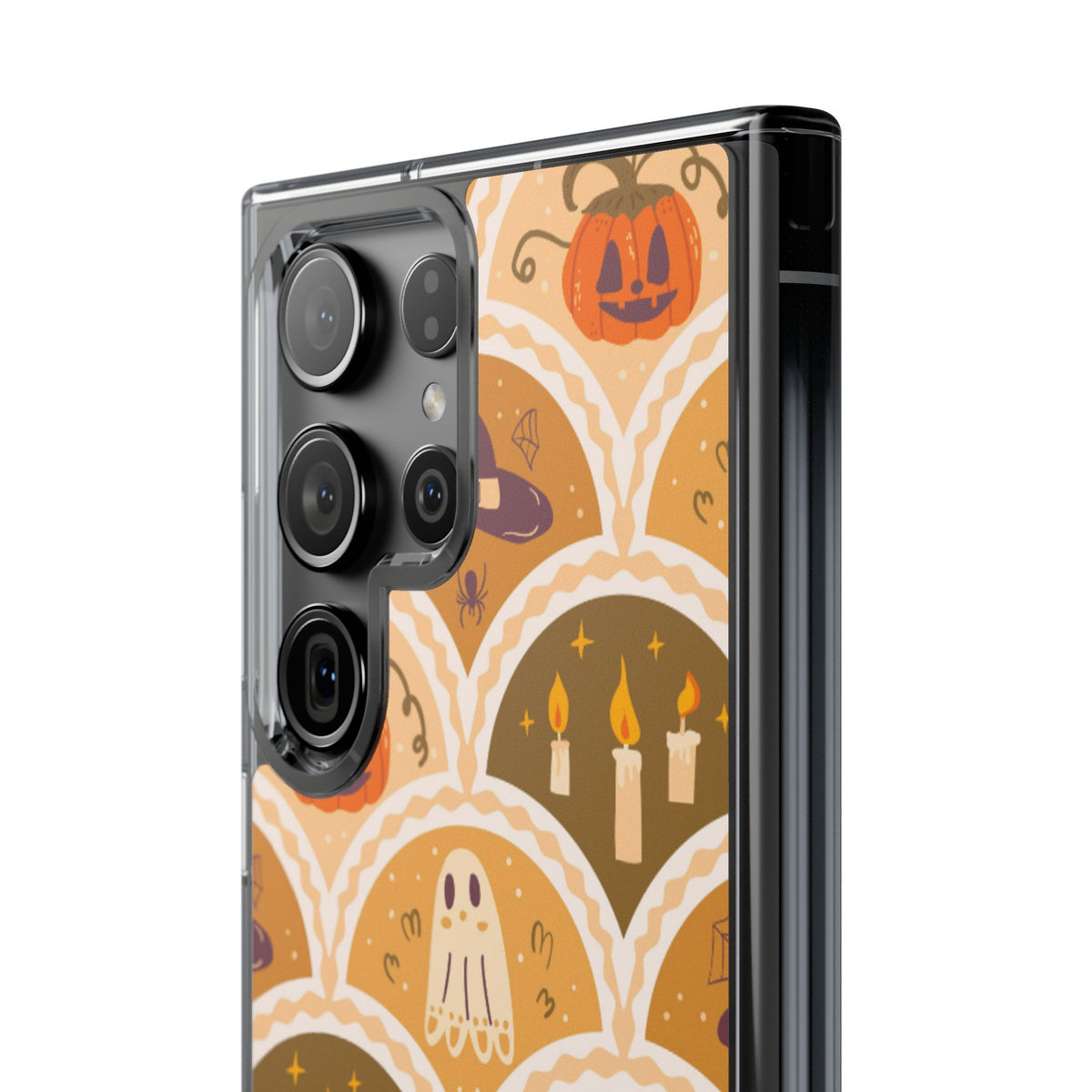 Clear Phone Case – Vintage Haunt – Compatible with iPhone 13–17 & Samsung Galaxy S25–S26 Series