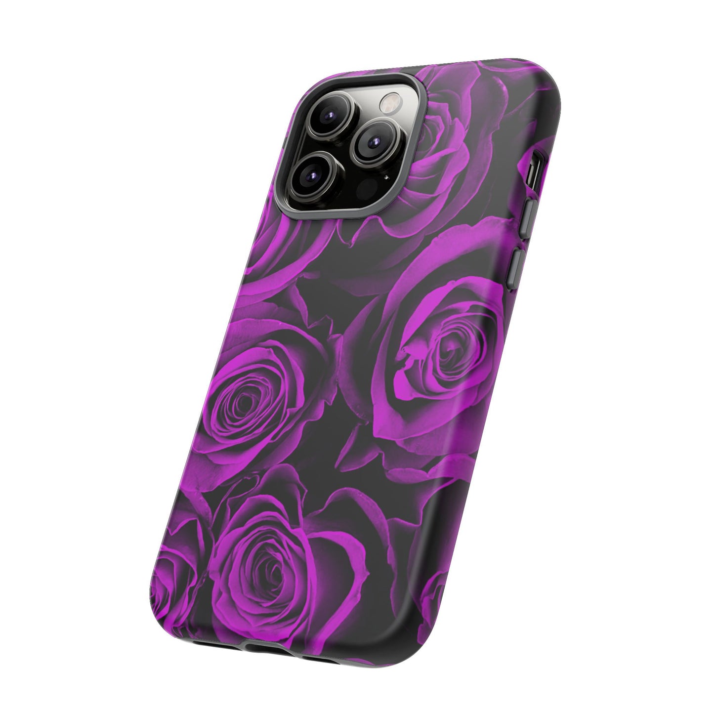 Protective Phone Case – Amethyst Roses