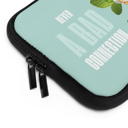 Never a Bad Connection – Mint Ice Cream Laptop Sleeve