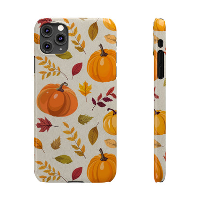 Slim Phone Case – Falling for Pumpkin