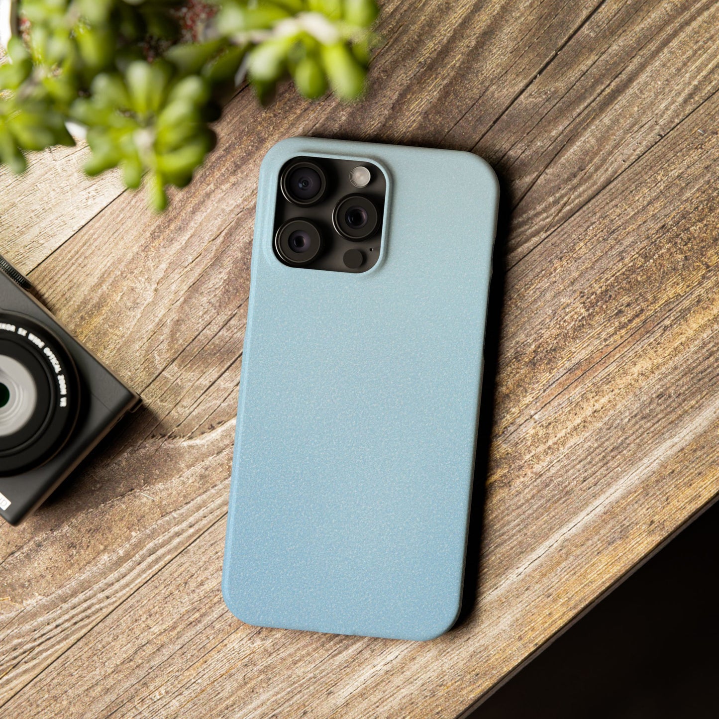 Slim Phone Case – Blue Whisper