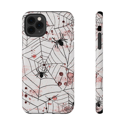 Impact-Resistant Phone Case – Blood Web