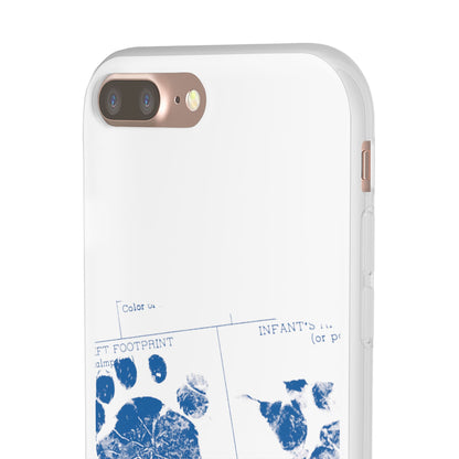 Flexi Case – Mom’s Little Blue Footprints