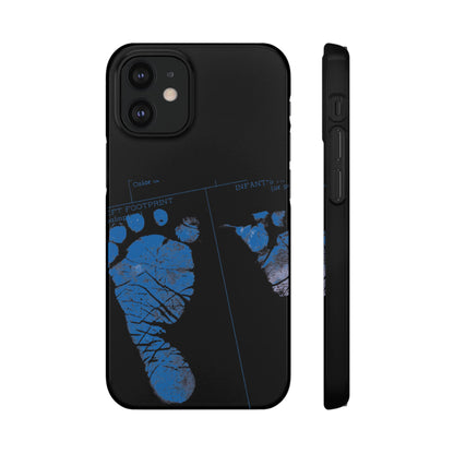Snap Phone Case – Mom’s Little Blue Footprints