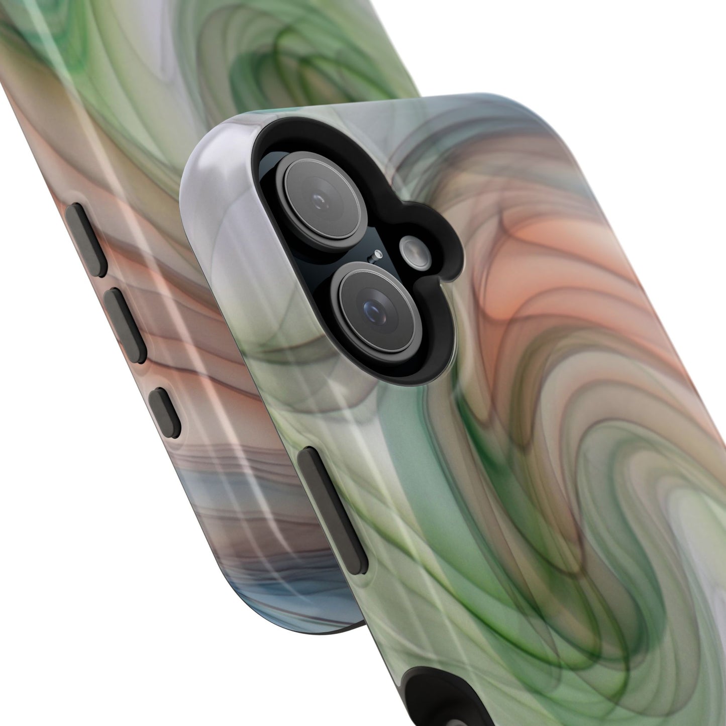 Impact-Resistant Phone Case – Marble Flow
