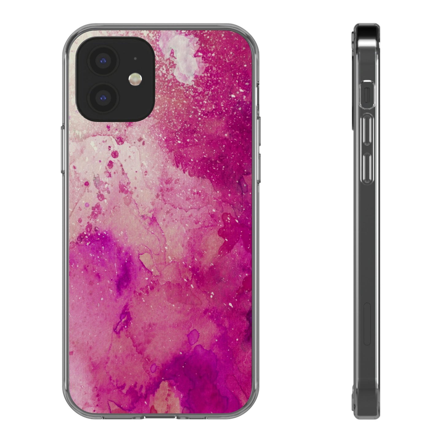 Clear Phone Case – Spilled Wine