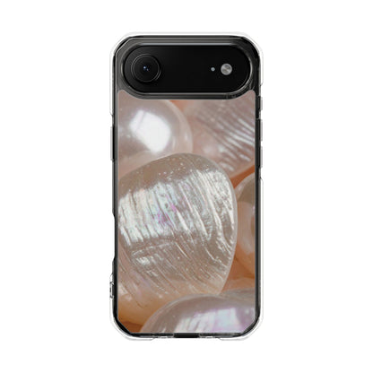Clear Magnetic Phone Case – Blush Pearl