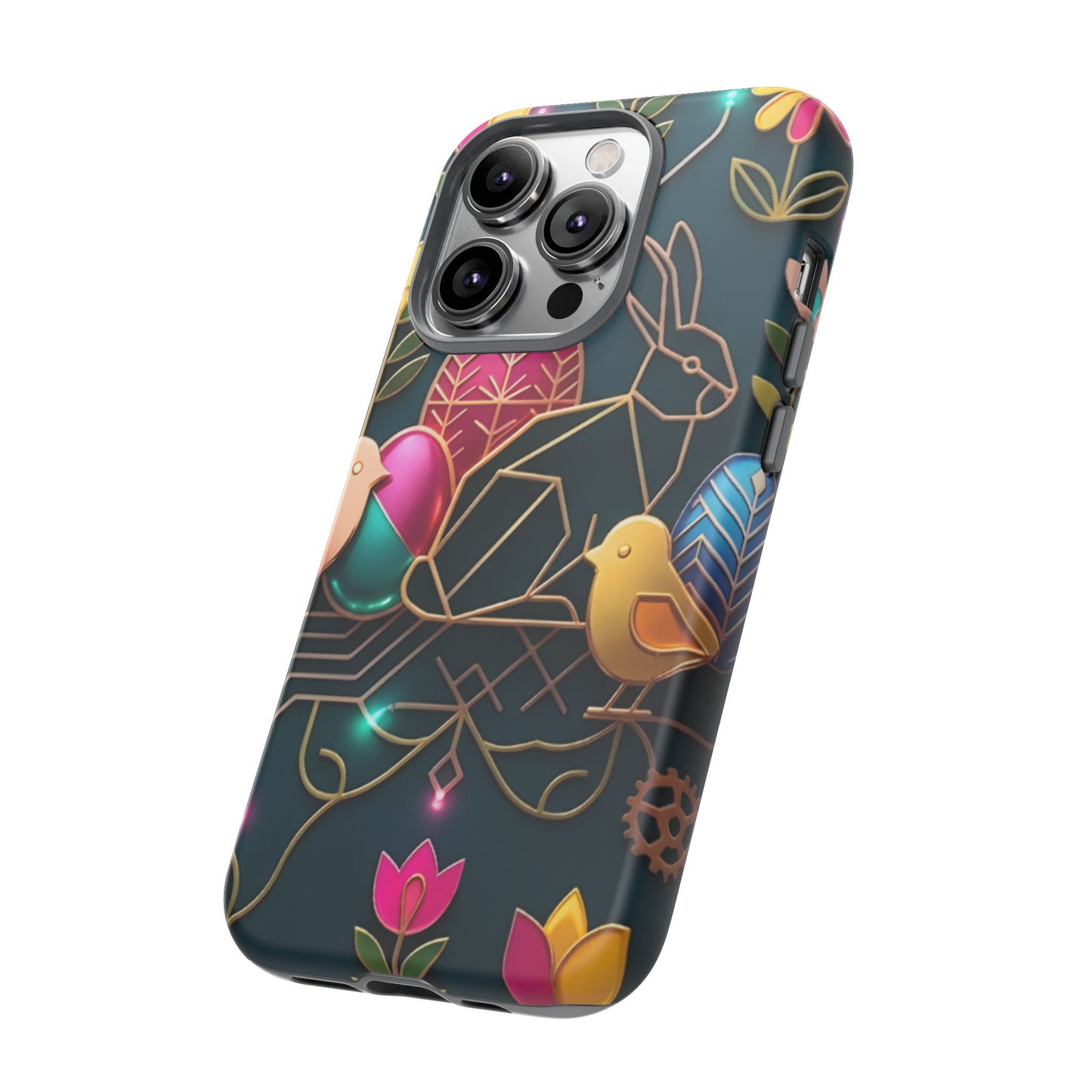 Protective Phone Case – Jeweled Garden