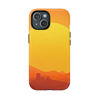 Protective Magnetic Phone Case — Desert Sunrise