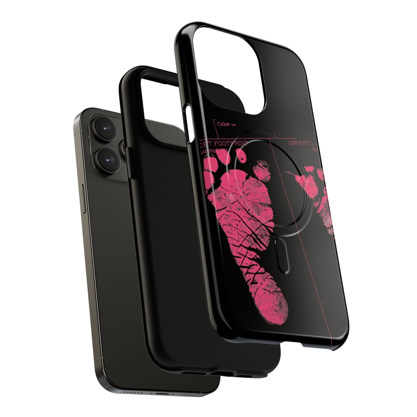 Protective Magnetic Phone Case – Mom’s Little Pink Footprints