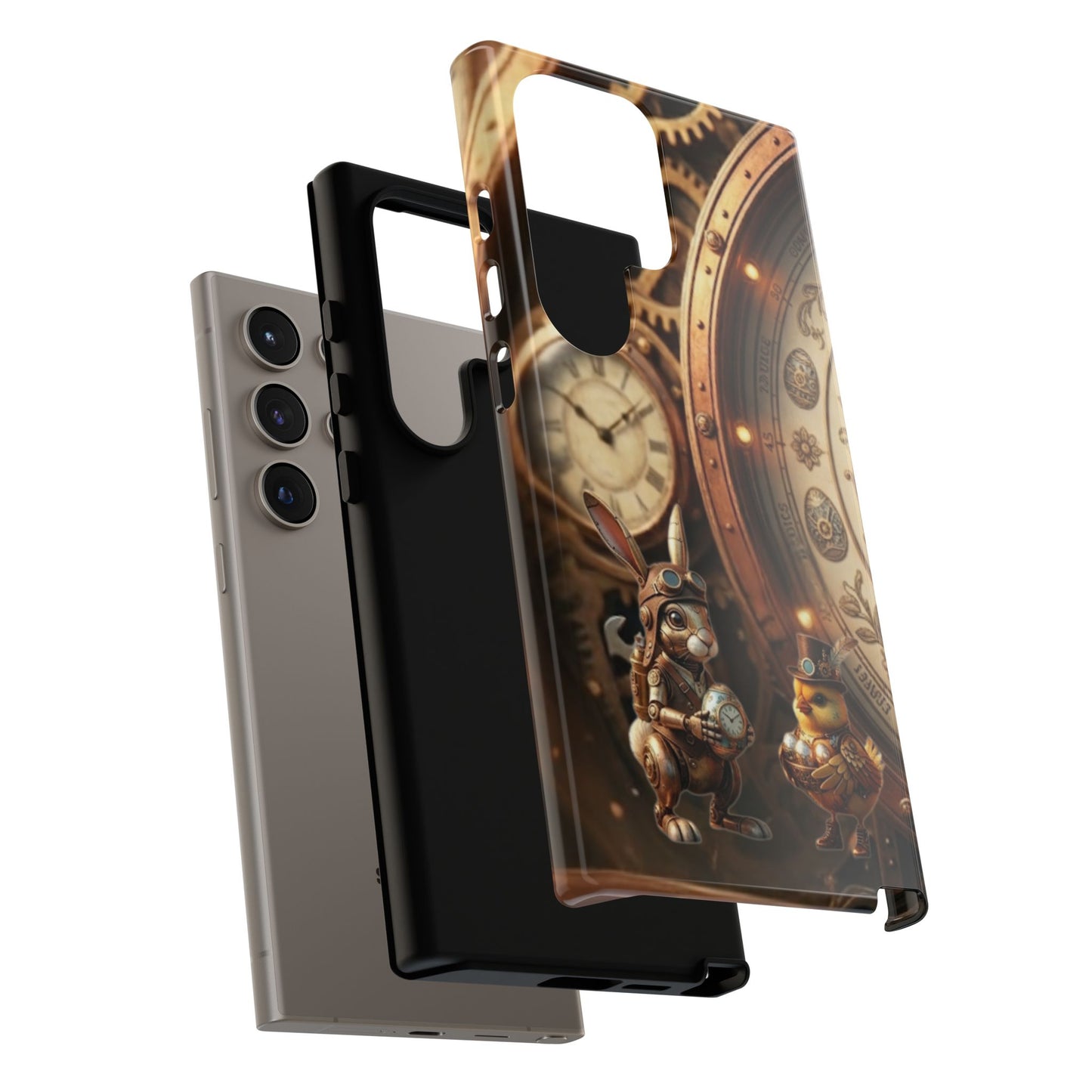 Protective Phone Case – Clockwork Cottontail