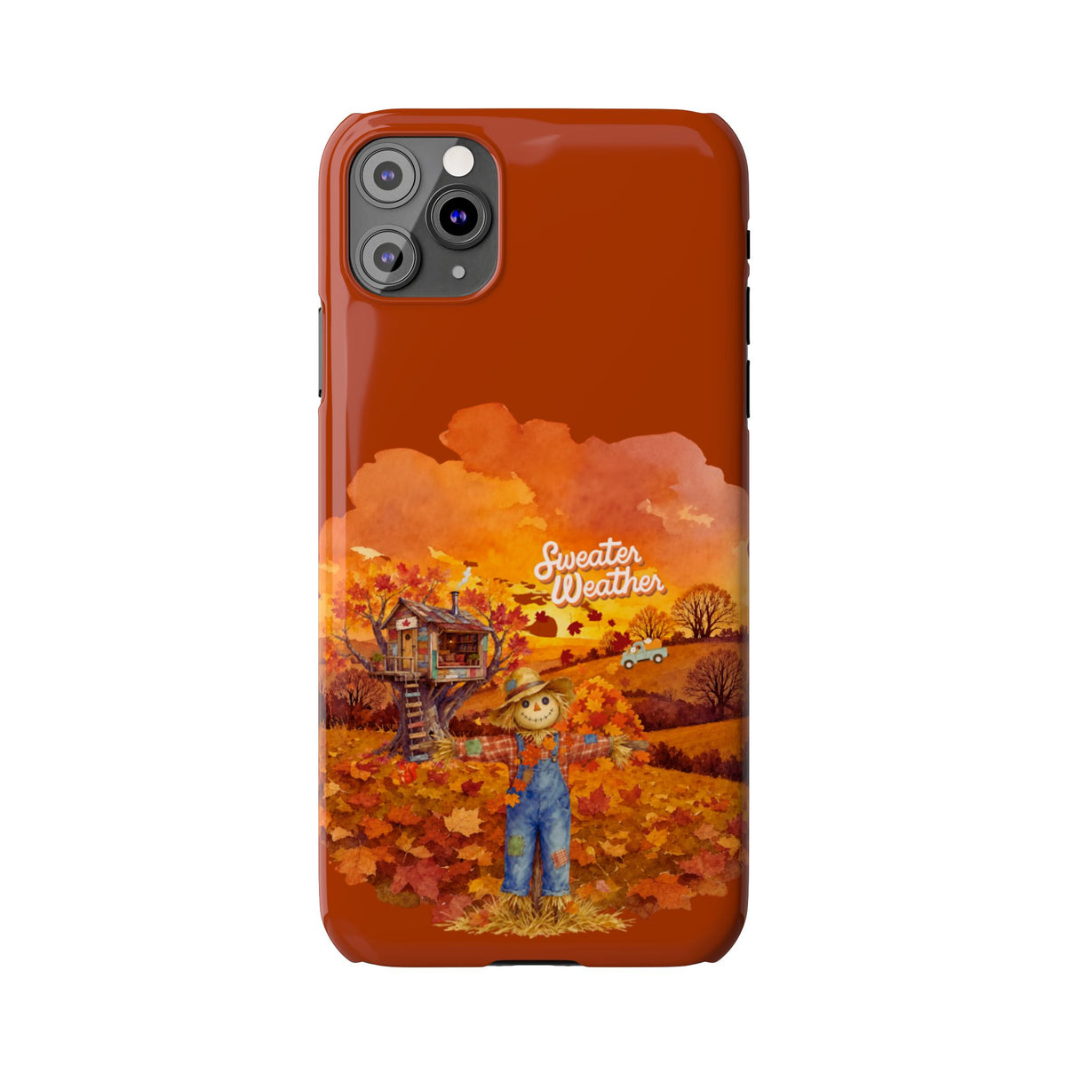 Slim Phone Case – Sweater Weather – Compatible with iPhone 11–17 Series