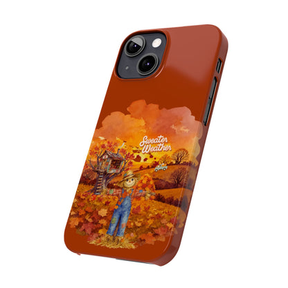 Slim Phone Case – Sweater Weather – Compatible with iPhone 11–17 Series