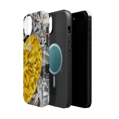 Wireless-Charging Compatible Case – Heart of Gold