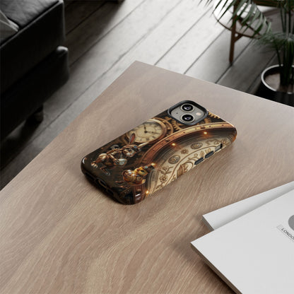 Protective Phone Case – Clockwork Cottontail