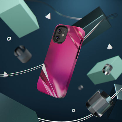 Impact-Resistant Phone Case – Magenta Motion