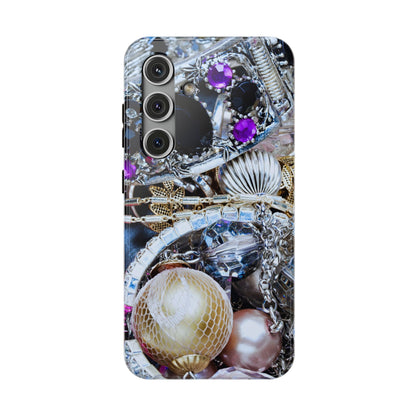 Impact-Resistant Phone Case – Chrome Jewel