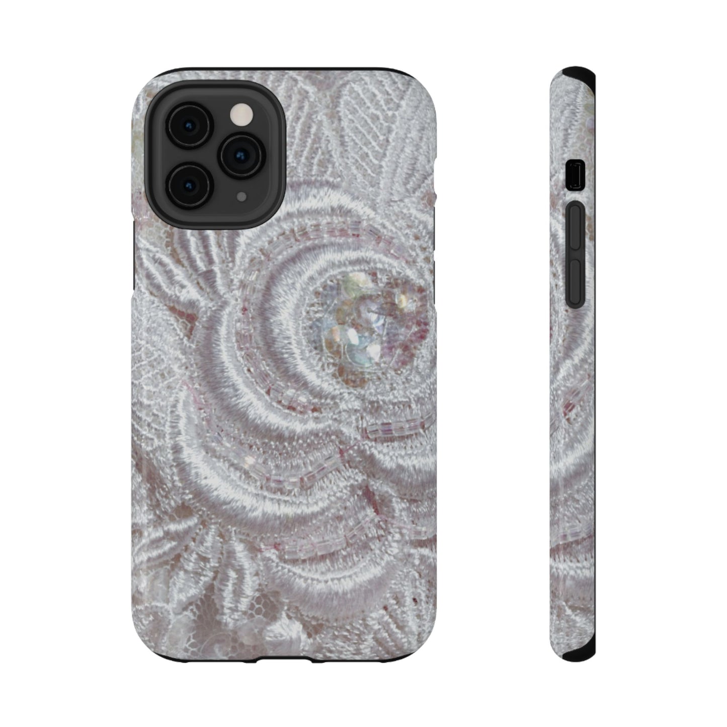 Impact-Resistant Phone Case – Lace Veil
