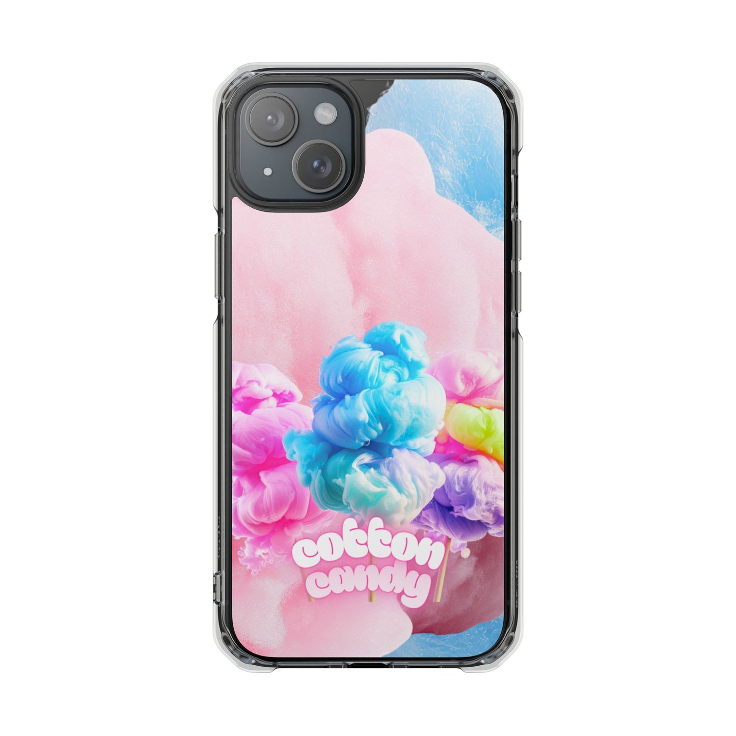 Clear Magnetic Phone Case – Cotton Candy Dream