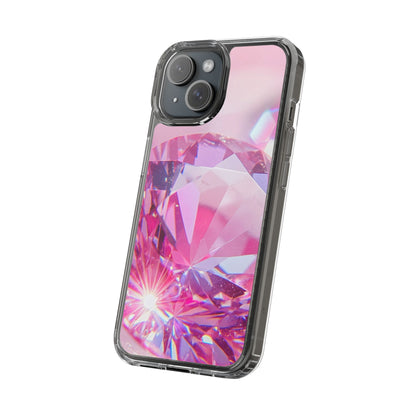 Clear Phone Case – Pink Ice