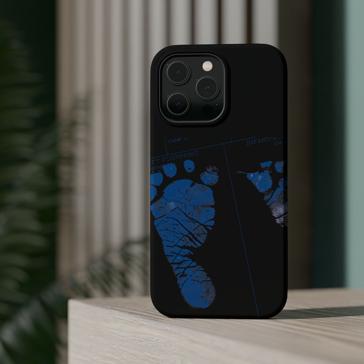 Wireless-Charging Compatible Case – Mom’s Little Blue Footprints