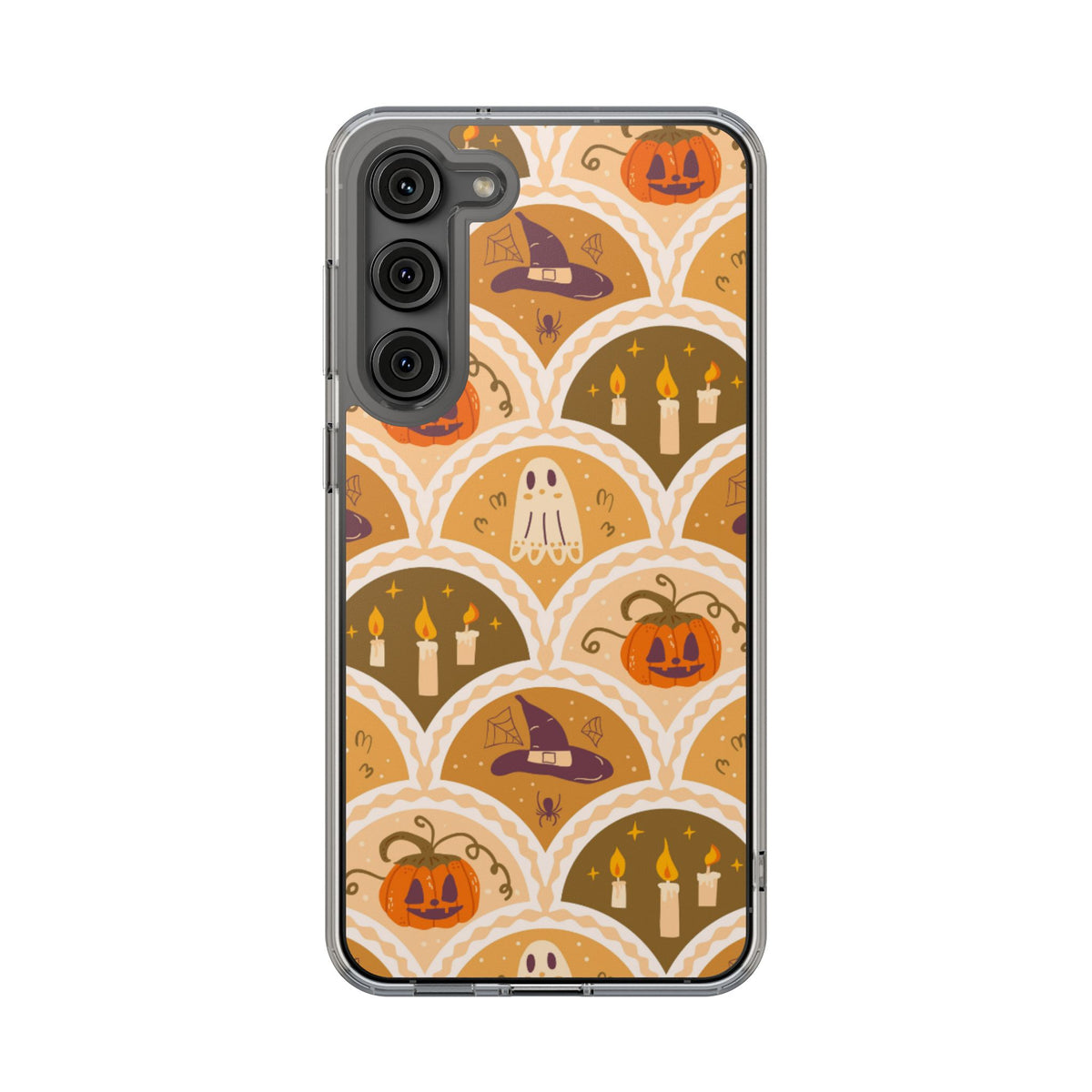 Clear Phone Case – Vintage Haunt – Compatible with iPhone 13–17 & Samsung Galaxy S25–S26 Series