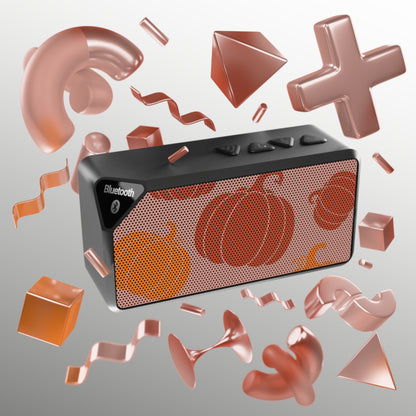 Portable Bluetooth Speaker – Pumpkin Mood